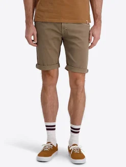 Spijkershort "Scotty" - slim fit - lichtbruin