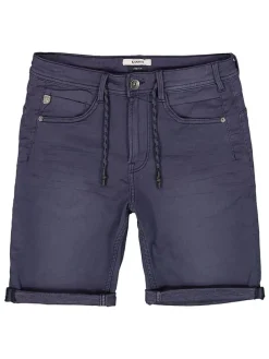 Spijkershort - slim fit - donkerblauw
