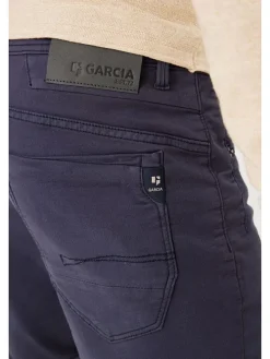 Spijkershort - slim fit - donkerblauw