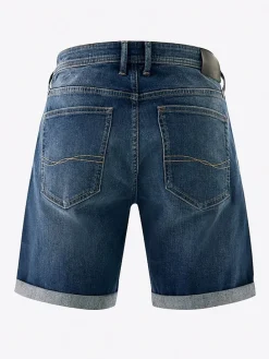 Spijkershort "Steve" blauw