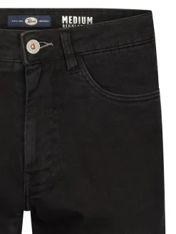 Spijkershort zwart