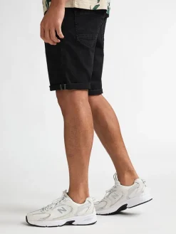 Spijkershort zwart