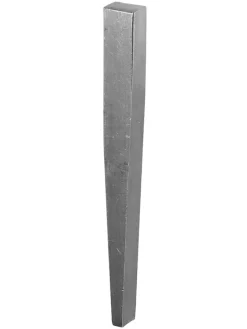 Steenspleetwig zilverkleurig - (L)19 x (B)2,3 cm