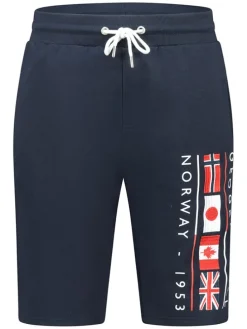 Sweatbermuda "Paurant" donkerblauw