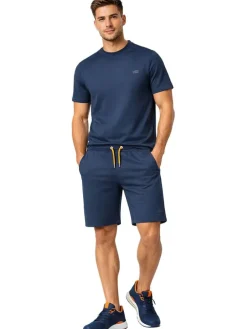 Sweatbermuda "Pirofar" donkerblauw