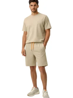 Sweatbermuda "Pirofar" taupe