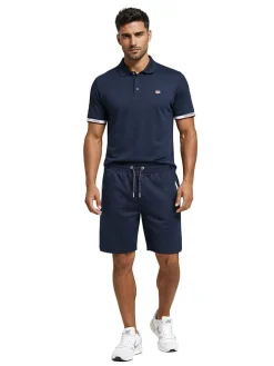 Sweatbermuda "Poliar" donkerblauw