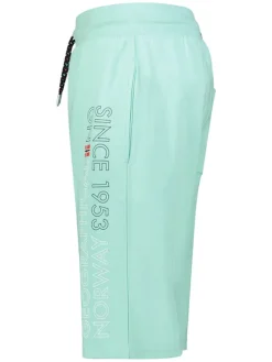 Sweatbermuda "Ponakry" mintgroen