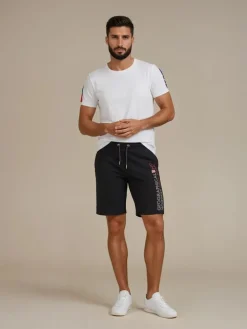 Sweatbermuda "Ponakry" zwart