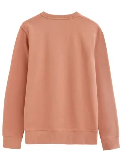 Sweatshirt abrikooskleurig
