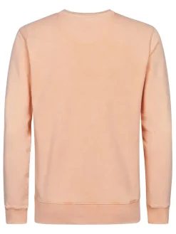 Sweatshirt abrikooskleurig