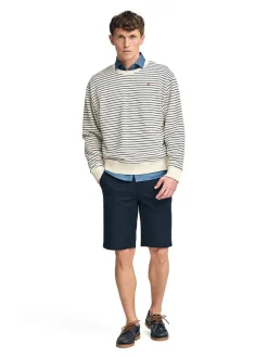 Sweatshirt crème/zwart