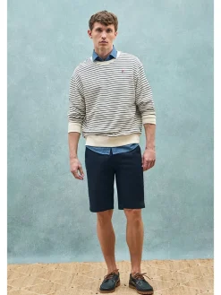 Sweatshirt crème/zwart
