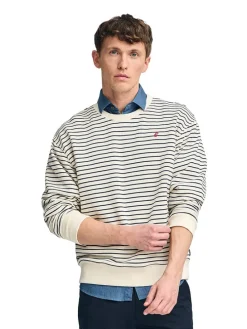 Sweatshirt crème/zwart