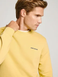 Sweatshirt "Damian" geel