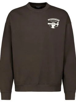 Sweatshirt donkerbruin