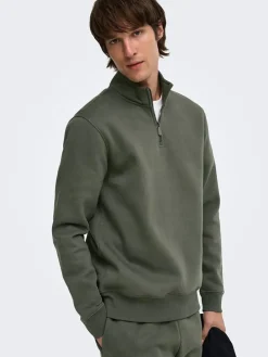Sweatshirt kaki