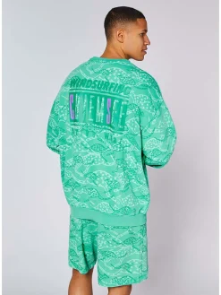 Sweatshirt turquoise