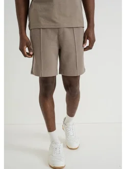 Sweatshort taupe