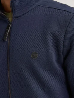 Sweatvest donkerblauw