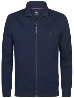 Sweatvest donkerblauw