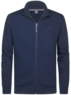 Sweatvest donkerblauw