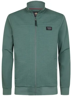 Sweatvest groen