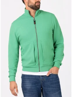 Sweatvest groen