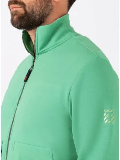 Sweatvest groen