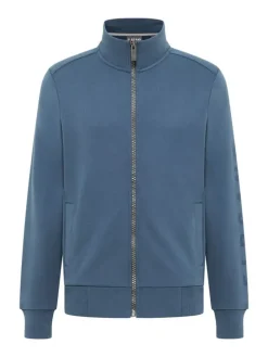 Sweatvest "Levin" om donkerblauw