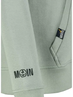 Sweatvest mintgroen