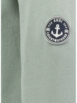 Sweatvest mintgroen
