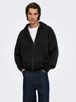 Sweatvest zwart