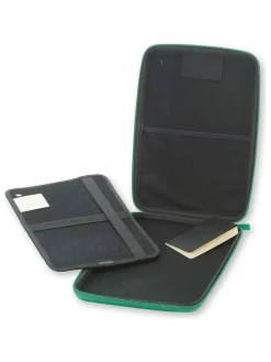 Tablet case groen - (B)22 x (H)30 x (D)5 cm