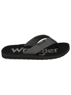 Teenslippers antraciet/zwart