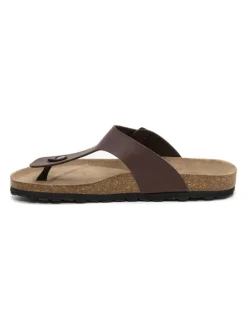 Teenslippers bruin