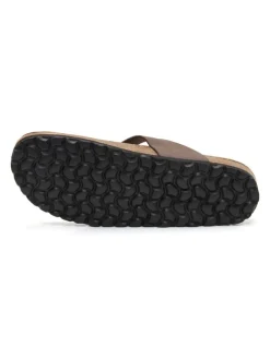 Teenslippers bruin