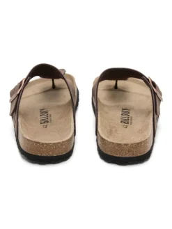Teenslippers bruin