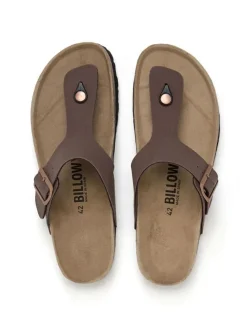 Teenslippers bruin