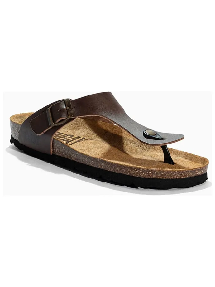 Teenslippers "Camelia" bruin