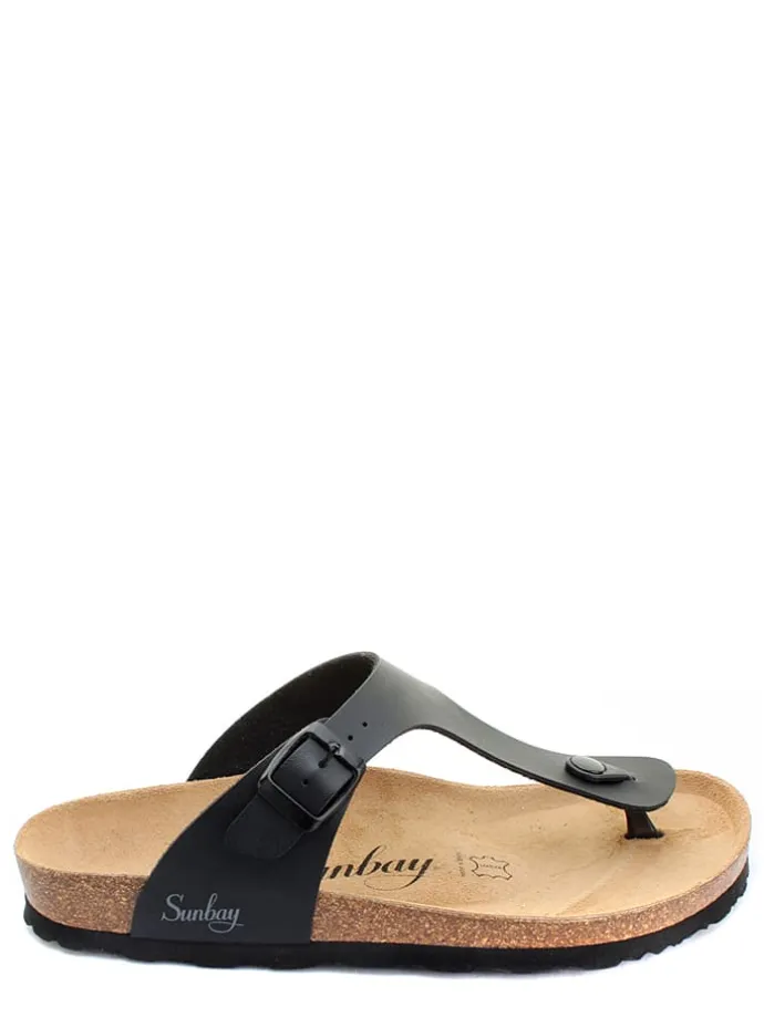 Teenslippers "Camelia" zwart