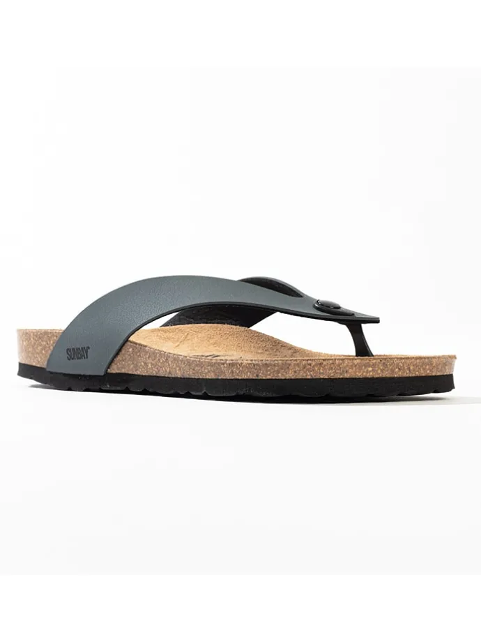 Teenslippers "Goya" grijs