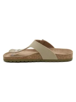 Teenslippers kaki