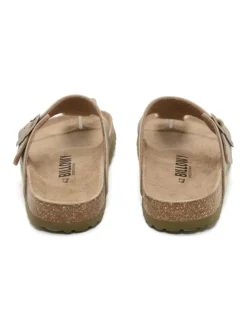 Teenslippers kaki