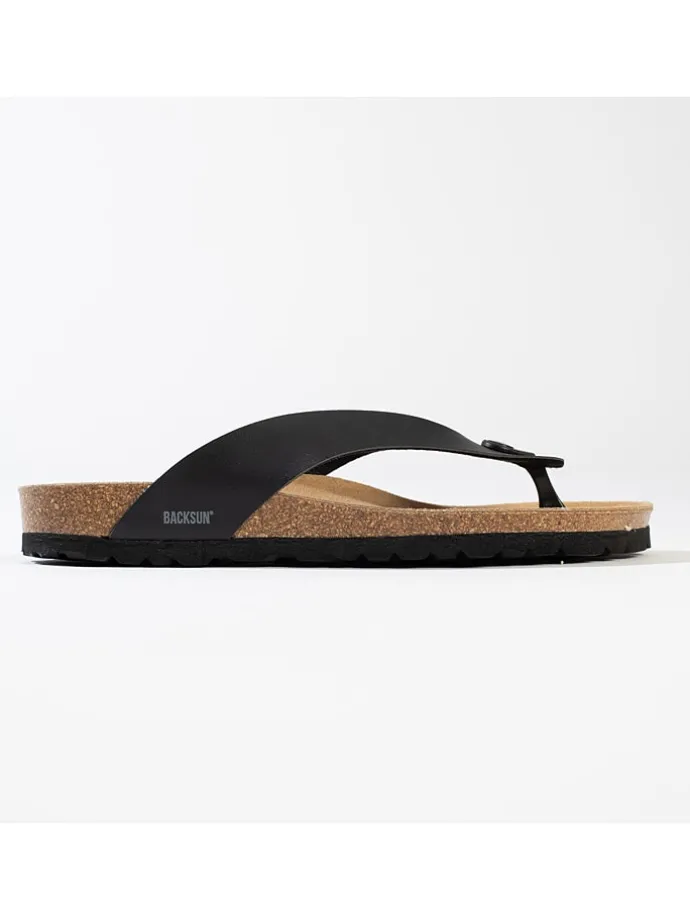 Teenslippers "Leopoldos" zwart