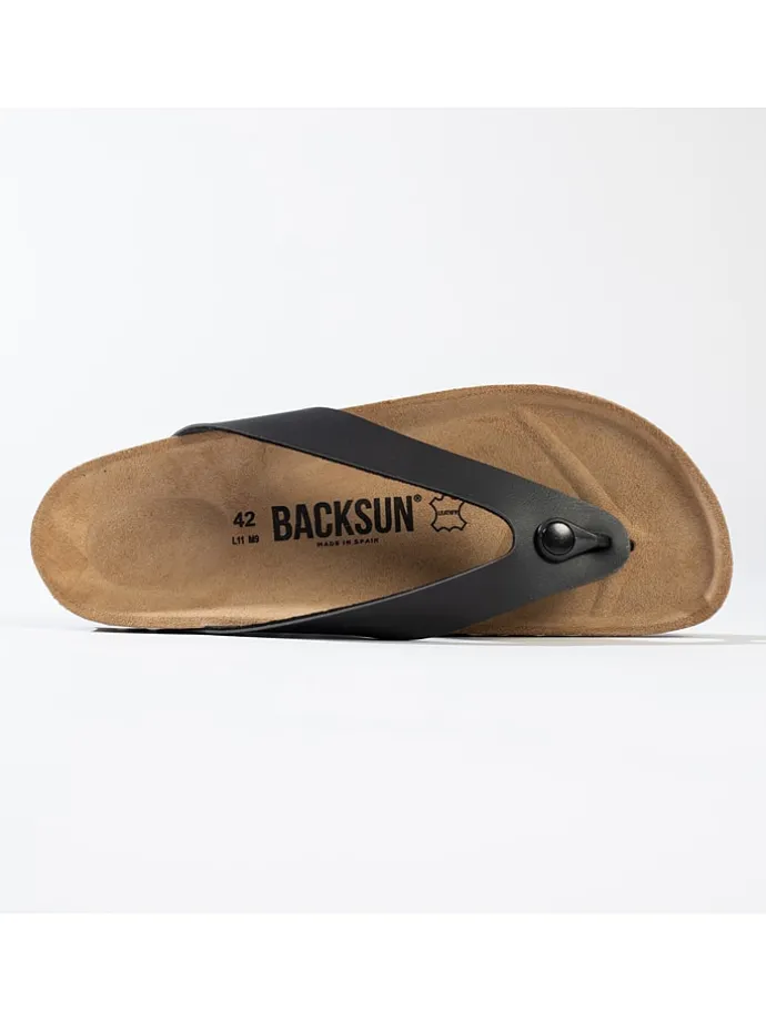 Teenslippers "Leopoldos" zwart