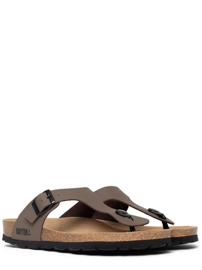 Teenslippers "Mercure" bruin
