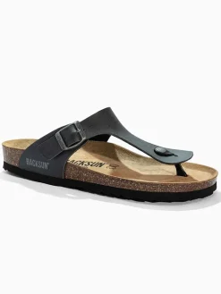 Teenslippers "Singapore" antraciet