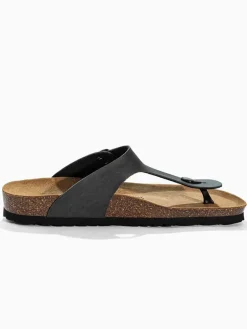 Teenslippers "Singapore" antraciet