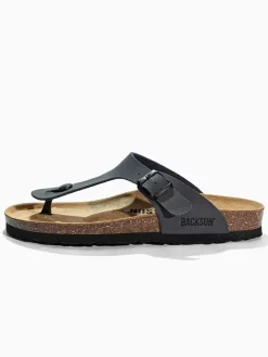 Teenslippers "Singapore" donkerblauw